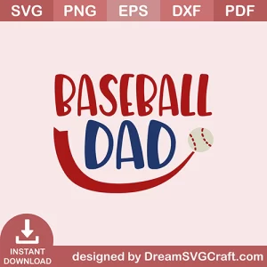 BaseBall Dad SVG