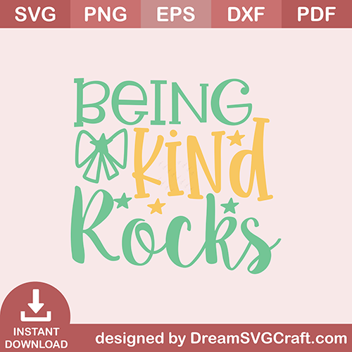 Being Kind Rocks SVG