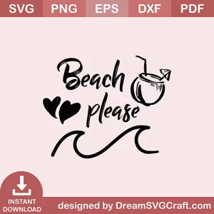 Beach Please SVG