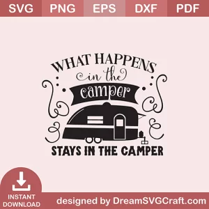 What Happens In The Camper SVG
