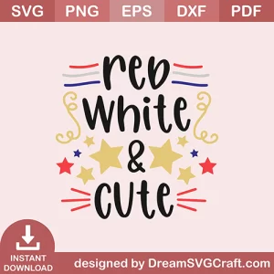 Red White And Cute SVG