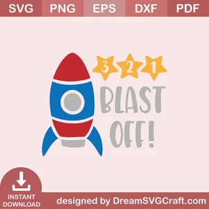 Blast Off SVG