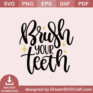 Brush Your Teeth SVG
