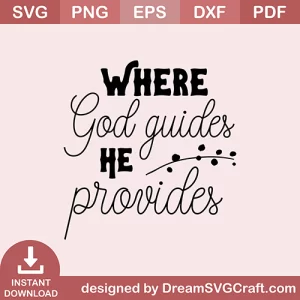 Where God Guides SVG