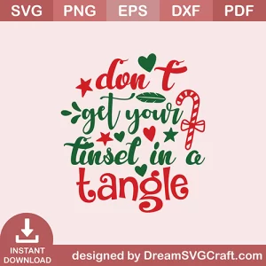 Dont Get Your Tinset In Tangle SVG