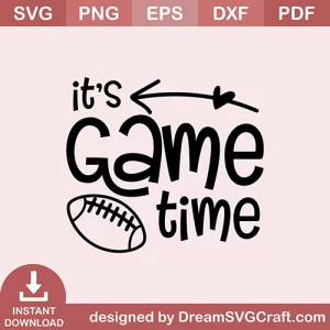Its Game Time SVG