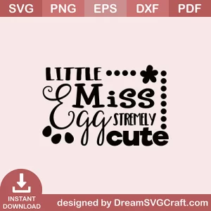 Little Miss Egg Stremely SVG