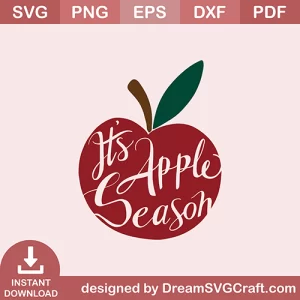 Its Apple Season SVG