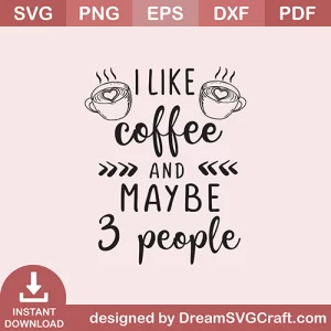 I Like Coffee SVG
