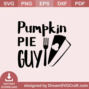 Pumpkin Pie Guy SVG