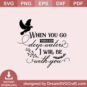 I Will Be With You SVG