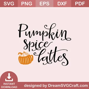 Pumpkin Spice Lattes SVG