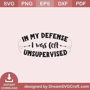 In My Defense SVG