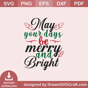 May Your Days SVG