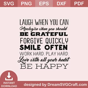Be Grateful SVG