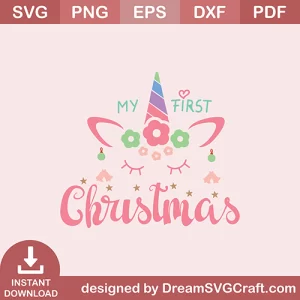 My First Christmas SVG