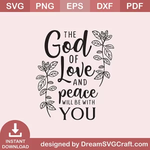 The God Of Love SVG