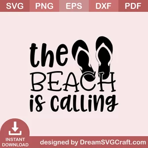 The Beach Is Calling SVG