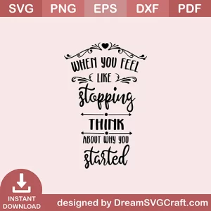 Think About Why You Started SVG