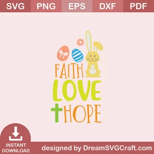 Faith Love Hope SVG