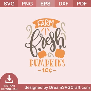 Farm Fresh Pumpkins SVG