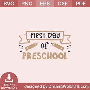 First Day Of School SVG