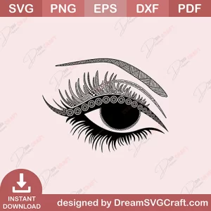 Eye Mandala SVG | Mandala Svg Bundle, Zentangle Svg, Mandala For Cricut, Mandala Clipart, Mandala Vector, Mandala Cut File, Mandala, Mandala Flower, Svg, Png