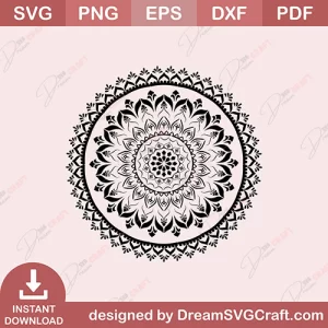 Mandala Design SVG | Mandala Designs Mega Bundle SVG | Sacred Geometry | Indian Mandalas | Decorative | Creative Projects | Instant Download | Commercial License