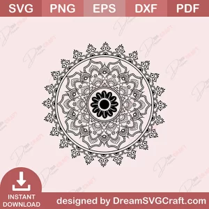 Mandala Design SVG | Mandala Svg Bundle, Zentangle Svg, Mandala For Cricut, Mandala Clipart, Mandala Vector, Mandala Cut File, Mandala, Mandala Flower, Svg, Png
