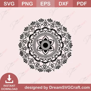 Mandala Design SVG | Mandala Svg Bundle, Zentangle Svg, Mandala For Cricut, Mandala Clipart, Mandala Vector, Mandala Cut File, Mandala, Mandala Flower, Svg, Png