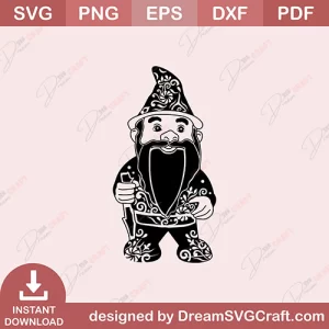 Gnomes Mandala SVG | Mandala Svg Bundle, Zentangle Svg, Mandala For Cricut, Mandala Clipart, Mandala Vector, Mandala Cut File, Mandala, Mandala Flower, Svg, Png