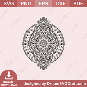Mandala Design SVG | Mandala Svg Bundle, Zentangle Svg, Mandala For Cricut, Mandala Clipart, Mandala Vector, Mandala Cut File, Mandala, Mandala Flower, Svg, Png