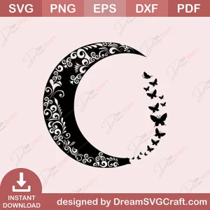Moon Mandala SVG | Mandala Svg Bundle, Zentangle Svg, Mandala For Cricut, Mandala Clipart, Mandala Vector, Mandala Cut File, Mandala, Mandala Flower, Svg, Png