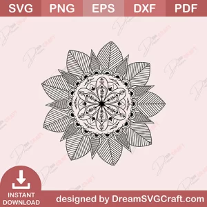 Mandala Design SVG | Mandala Svg Bundle, Zentangle Svg, Mandala For Cricut, Mandala Clipart, Mandala Vector, Mandala Cut File, Mandala, Mandala Flower, Svg, Png