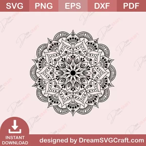 Mandala Design SVG | Mandala Designs Mega Bundle SVG | Sacred Geometry | Indian Mandalas | Decorative | Creative Projects | Instant Download | Commercial License