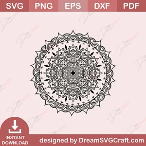 Mandala Design SVG | Mandala Svg Bundle, Zentangle Svg, Mandala For Cricut, Mandala Clipart, Mandala Vector, Mandala Cut File, Mandala, Mandala Flower, Svg, Png