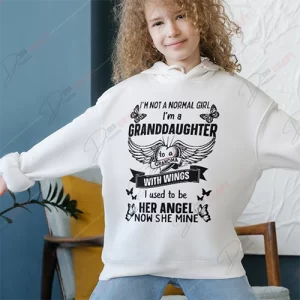 I Am Not a Normal Girl, I'm a Granddaughter" SVG - Quirky English Design