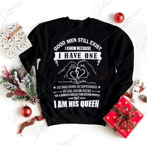 Good Men Still Exist in September" SVG - Positive English Design