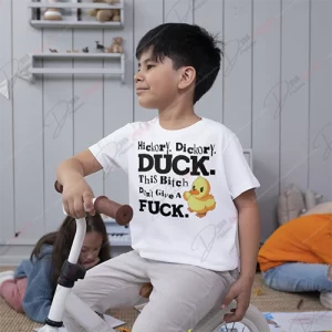 Hickory Dickory Duck" SVG - Playful English Design
