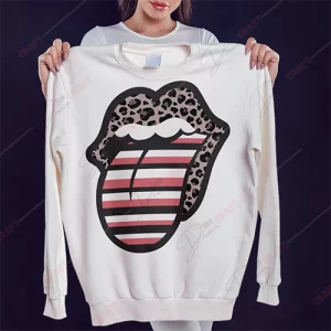 Leopard Lips SVG - Wild and Stylish Design