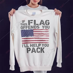 If This Flag Offends You SVG - Bold Expression of Patriotism