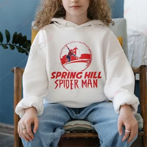 Spring Hill Spider-Man SVG - Swing into Spring with Style