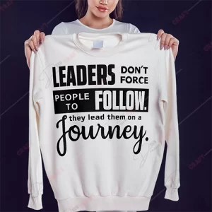 Leaders Don't Force SVG - Inspire with Wisdom and Guidance