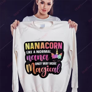 Nanacorn SVG - More Magical Than Your Average Nana