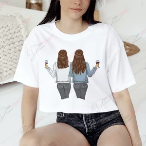 Cheers to Friendship with Two Girls Back With Wine SVG - Get Yours Now