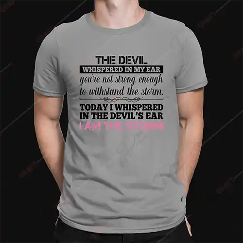 Unleash Inner Strength with 'I Am The Storm' SVG Design