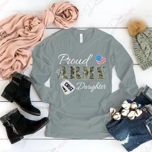 Express Your Pride as a Proud Army Daughter with this SVG - Shop Now