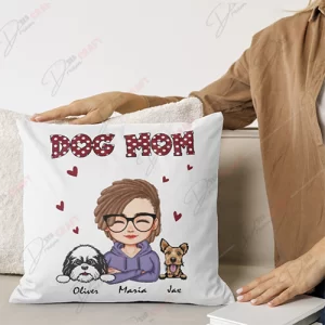 Dog Mom_Maria SVG - Personalized Pet Owner Design
