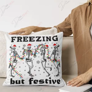 Freezing But Festive SVG - Cozy Winter Holiday Design