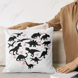 Valentine Dinosaur SVG - Roaring Love for Your Projects